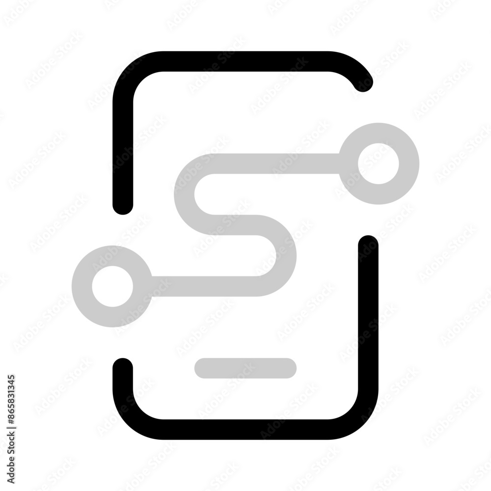 navigator icon with duoline style, perfect for user interface projects navigator icon with duoline style, perfect for user interface projects