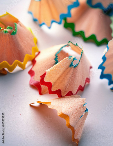 Colorful Pencil Shavings