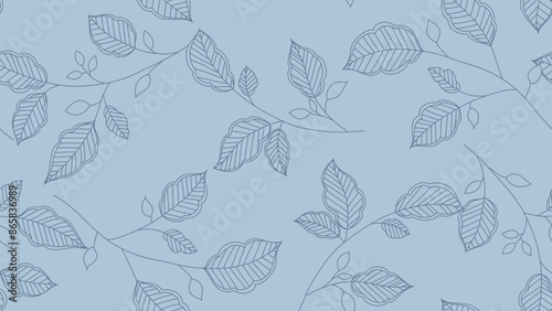 Foliage seamless pattern, a...