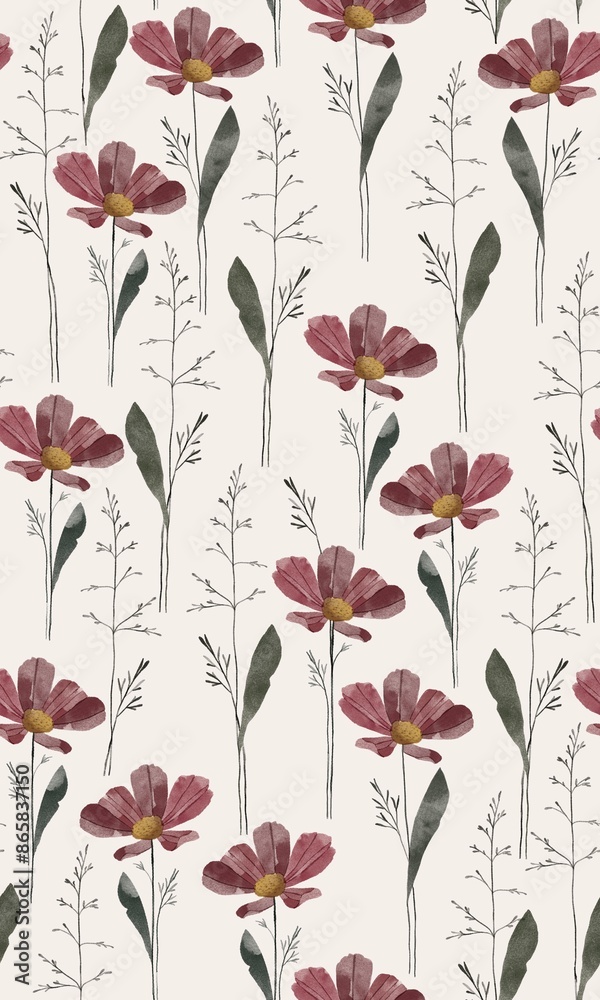 seamless pattern with flowers seamless pattern with flowers