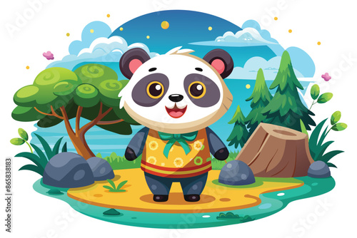 Panda Character Design