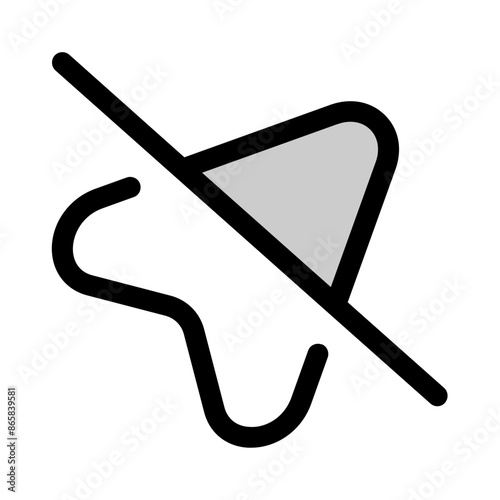 navigation offline icon with duotone style, perfect for user interface projects