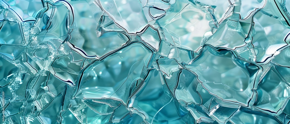 Panoramic close-up, high detail scan of laminated glass material, Generative AI Panoramic close-up, high detail scan of laminated glass material, Generative AI