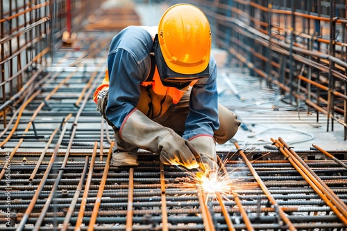 construction worker using welding torch © SURAPONG