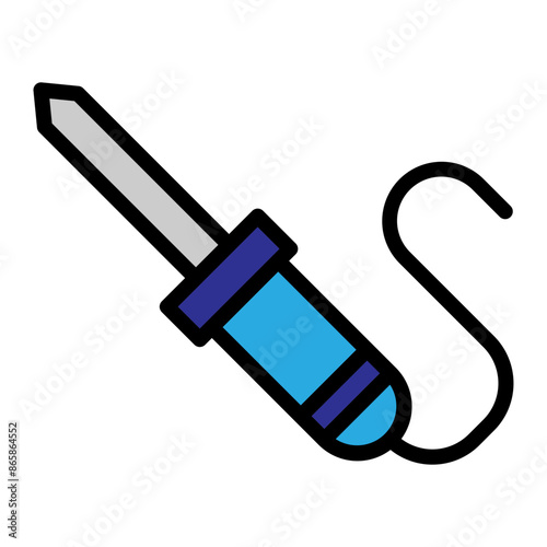 Soldering Vector Filled Icon Design