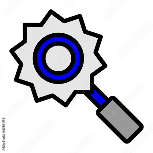 Cutter Vector Filled Icon Design