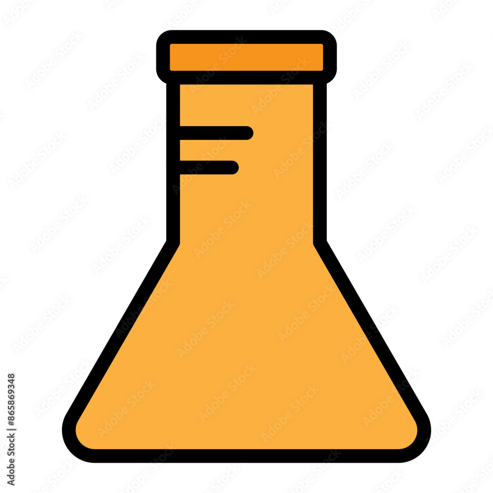 Flask Vector Filled Icon Design Flask Vector Filled Icon Design