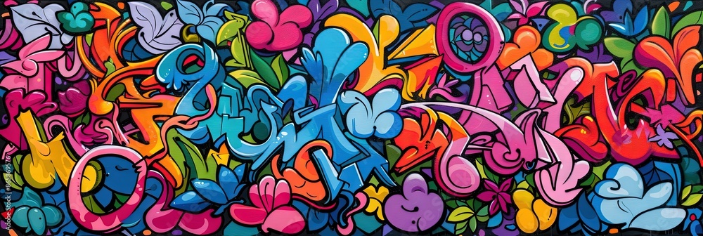 colorful graffiti mural colorful graffiti mural