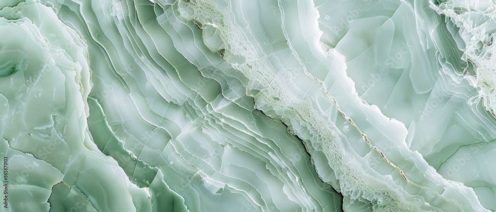 Panoramic close-up, high detail scan of celadon material, Generative AI Panoramic close-up, high detail scan of celadon material, Generative AI
