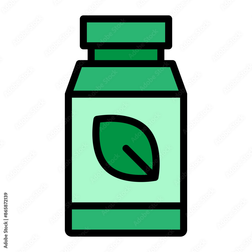 Herbal Vector Filled Icon Design Herbal Vector Filled Icon Design