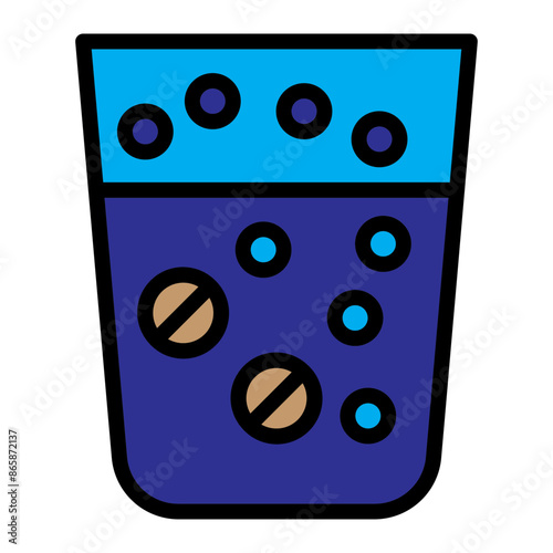 Effervescence Vector Filled Icon Design