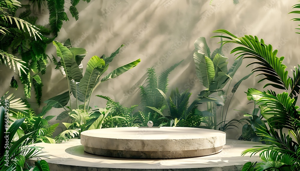 tropical garden with bamboo tropical garden with bamboo