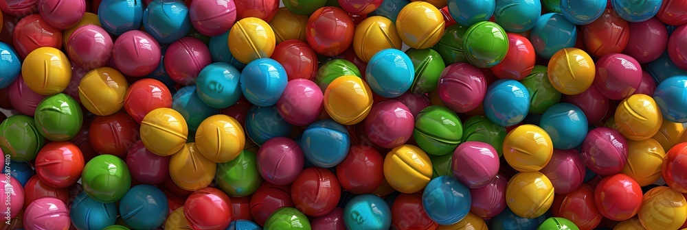 lots of colourful round candy lots of colourful round candy