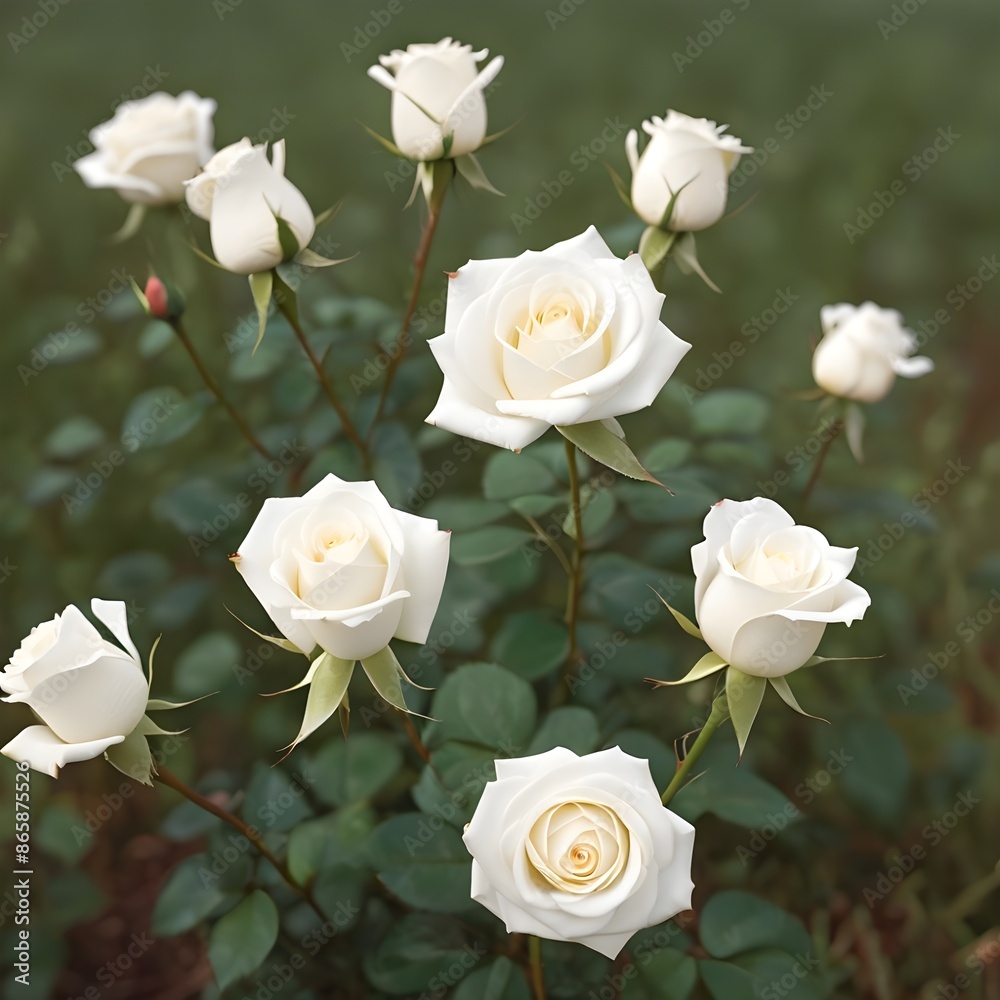 Group of white rose on black background
Group of white rose on black background