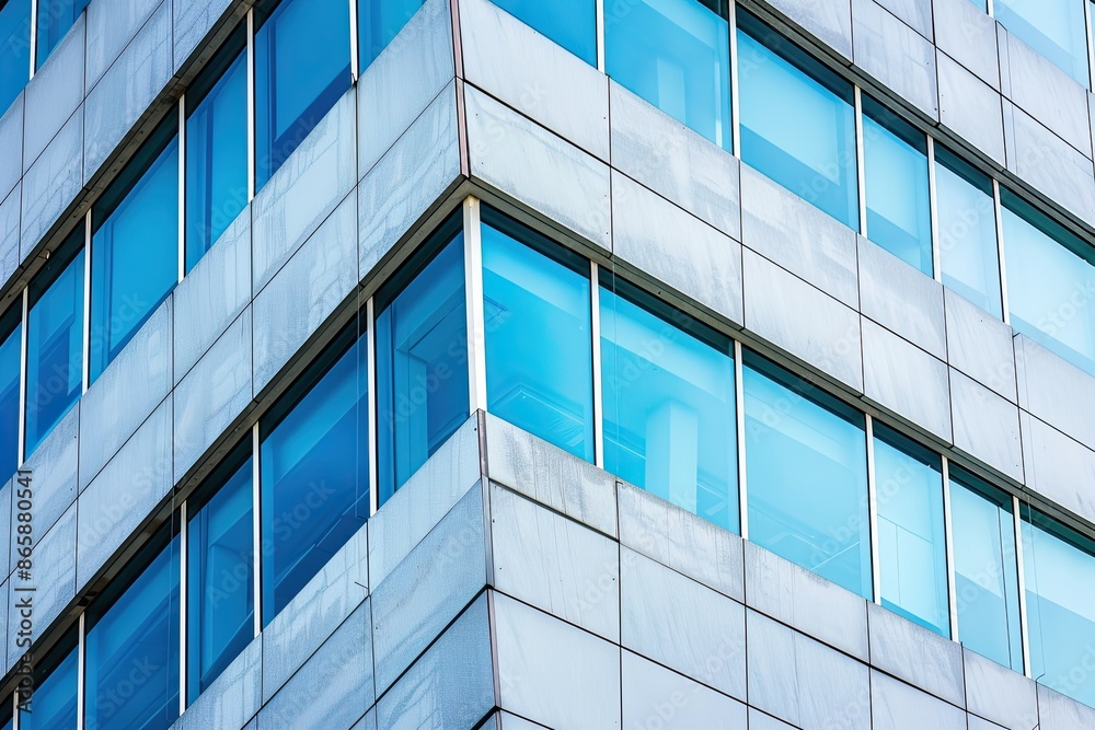Modern office building. Fragment of modern architecture. Business concept Modern office building. Fragment of modern architecture. Business concept