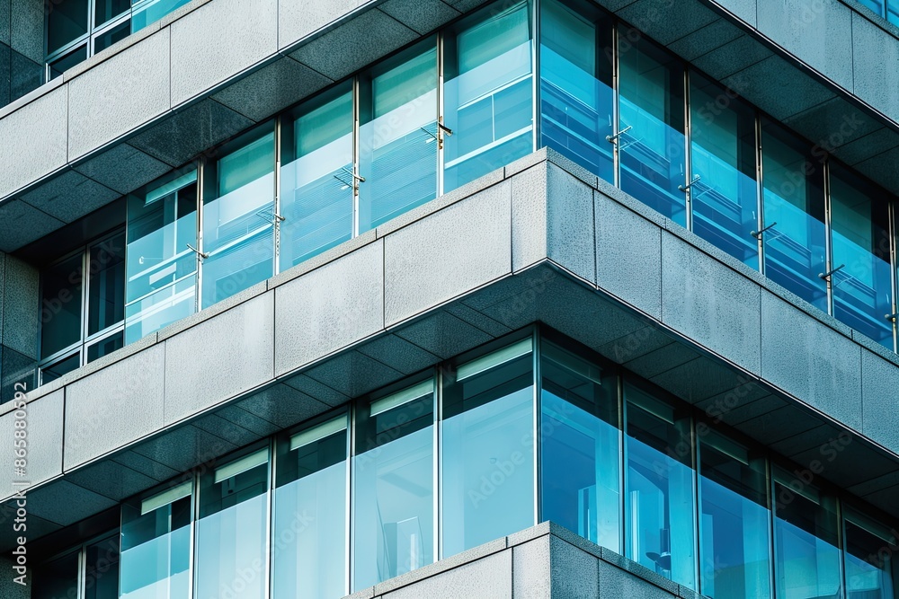 Modern office building. Fragment of modern architecture. Business concept Modern office building. Fragment of modern architecture. Business concept