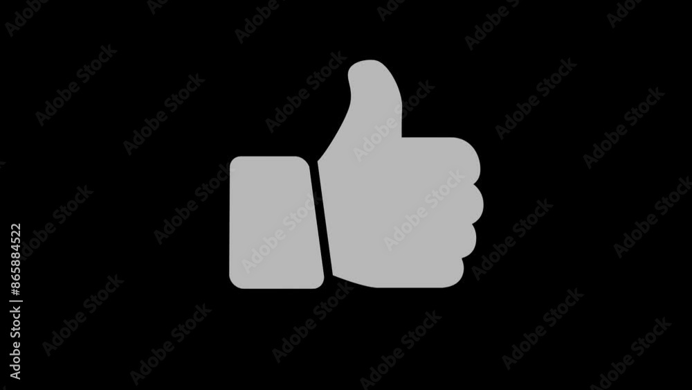 like approval white set icon 3d illustration rotation like approval white set icon 3d illustration rotation