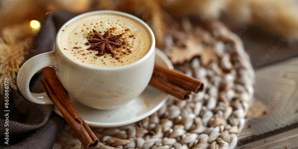 Magazinestyle photo of a healthy golden latte with cinnamon in natural light. Concept Magazine Style, Healthy Golden Latte, Natural Light, Cinnamon, Food Photography Magazinestyle photo of a healthy golden latte with cinnamon in natural light. Concept Magazine Style, Healthy Golden Latte, Natural Light, Cinnamon, Food Photography