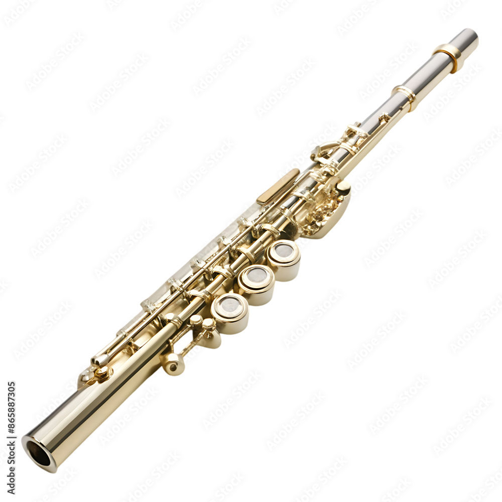 Fototapeta premium flute on transparent background
