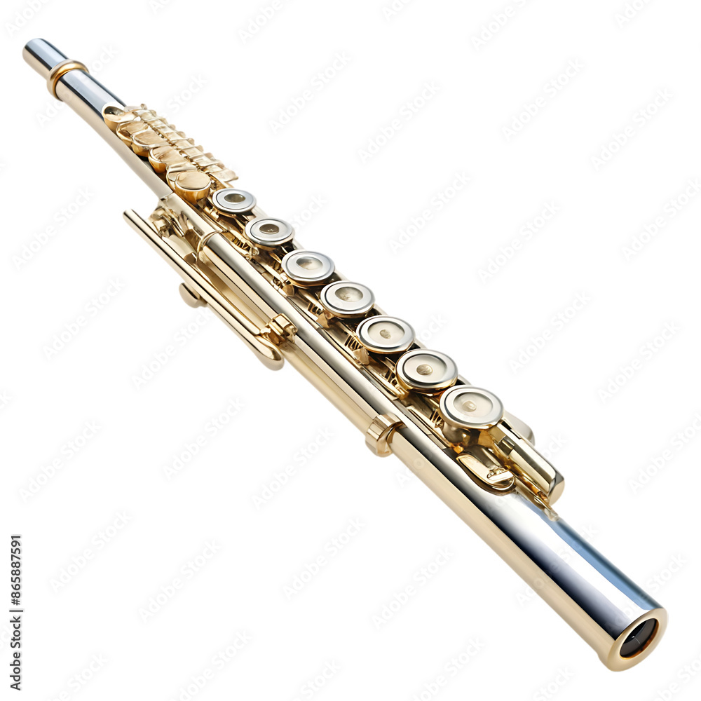 Fototapeta premium flute on transparent background