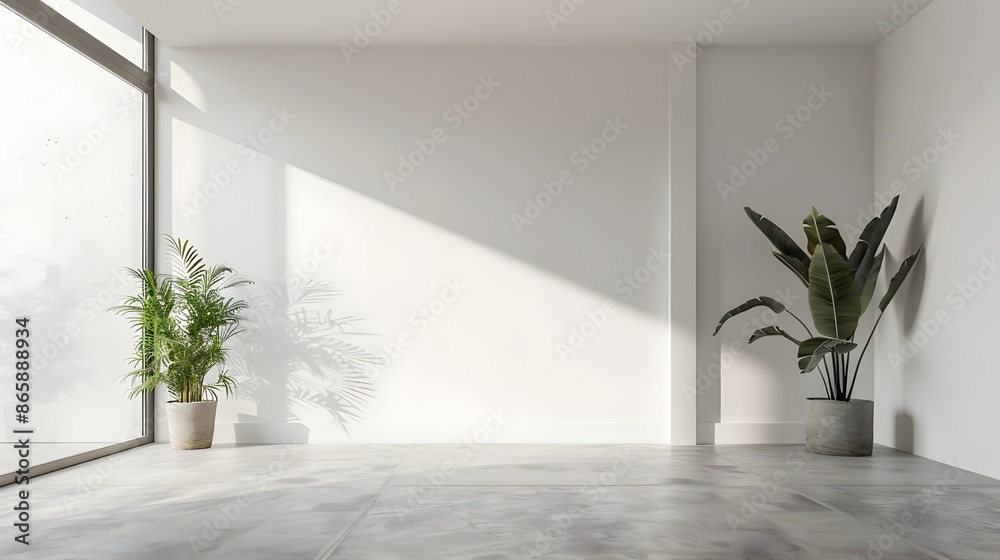 Elegant Minimalist Home Interior with Functional Frame Mockup Design Elegant Minimalist Home Interior with Functional Frame Mockup Design