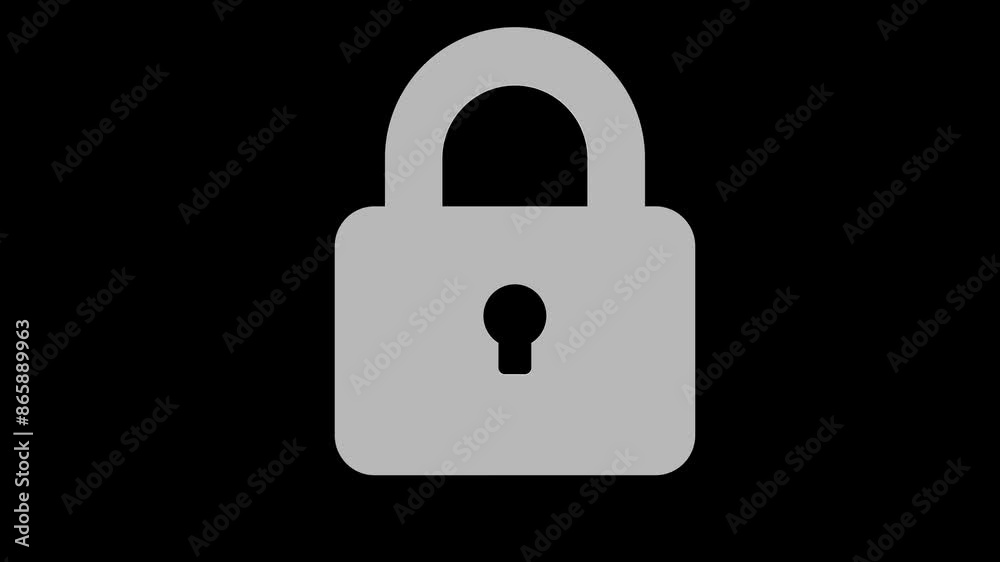 lock security white set icon 3d illustration rotation lock security white set icon 3d illustration rotation