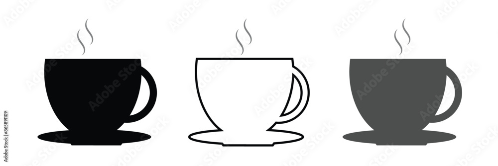 coffee cup icon vector isolated on white background. Coffee cup icon. Coffee vector icon Tea. EPS 10 coffee cup icon vector isolated on white background. Coffee cup icon. Coffee vector icon Tea. EPS 10