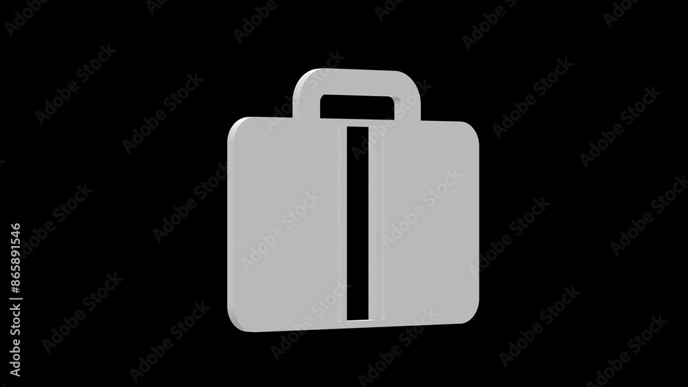 job resume interview business white set icon 3d illustration rotation job resume interview business white set icon 3d illustration rotation