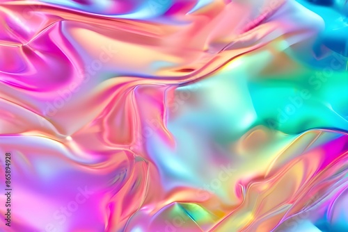 Holographic abstract neon background.