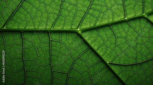 Macro shot of leaf surface, 