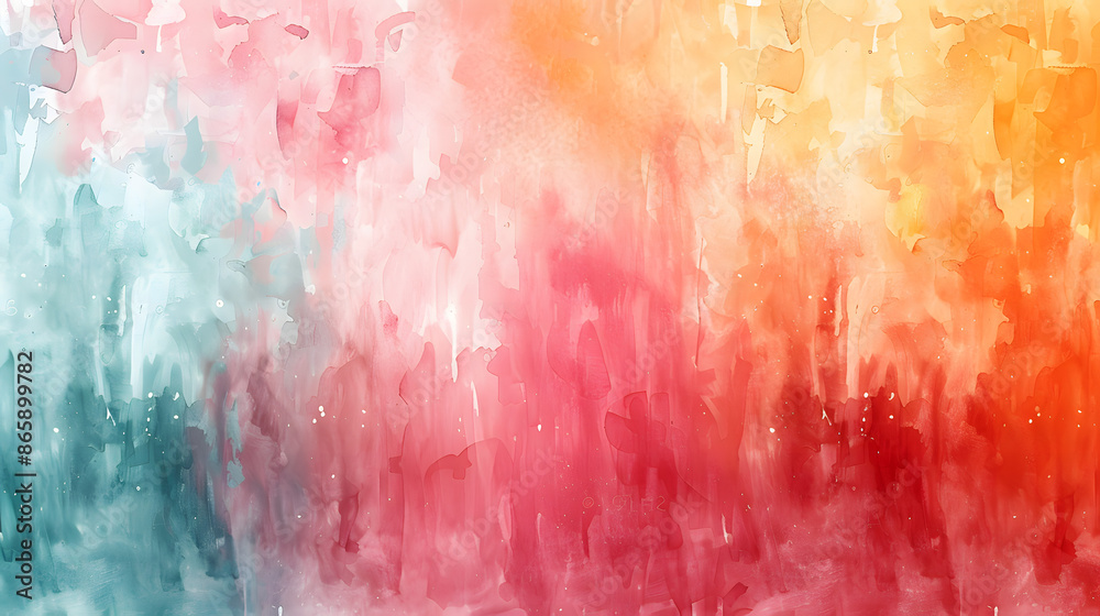 Obraz premium Abstract Watercolor Background - Pastel Color Gradient