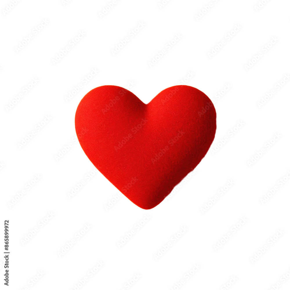 Red Heart Shape Isolated On White Background Red Heart Shape Isolated On White Background