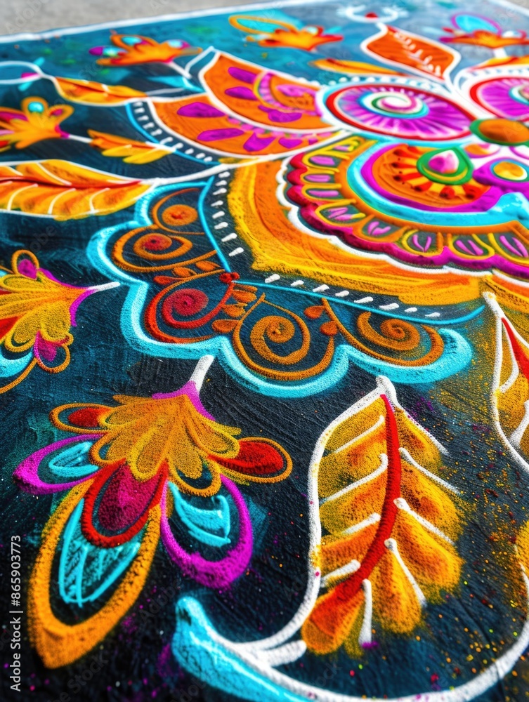 Colorful Ground Pattern Colorful Ground Pattern