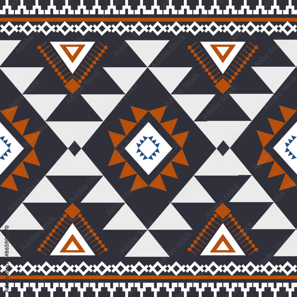 Fototapeta premium ethnic,Ikat pattern
