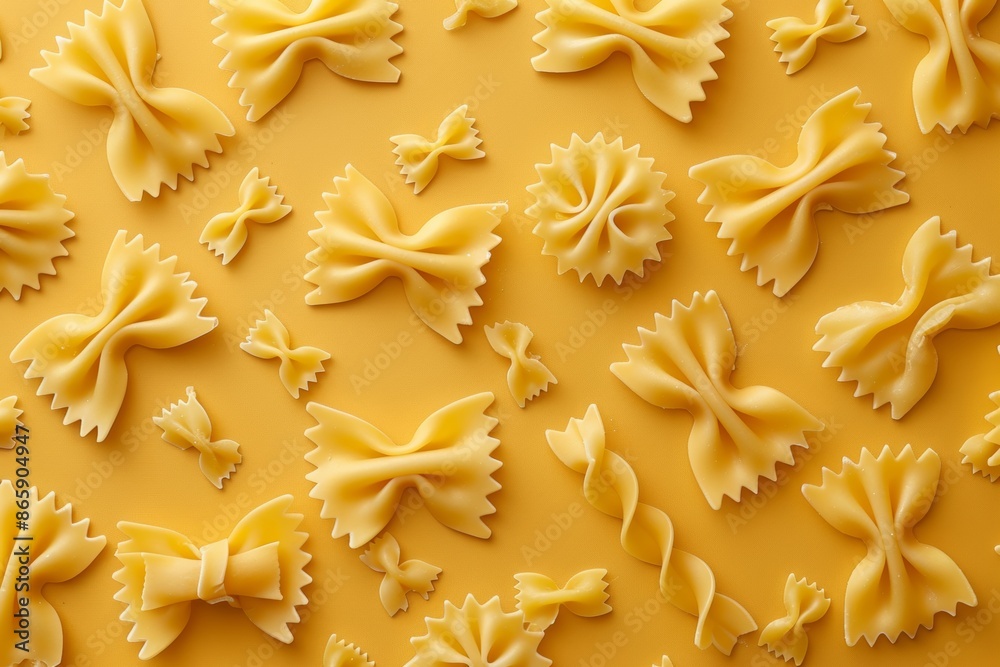 Variety of uncooked pasta shapes Variety of uncooked pasta shapes