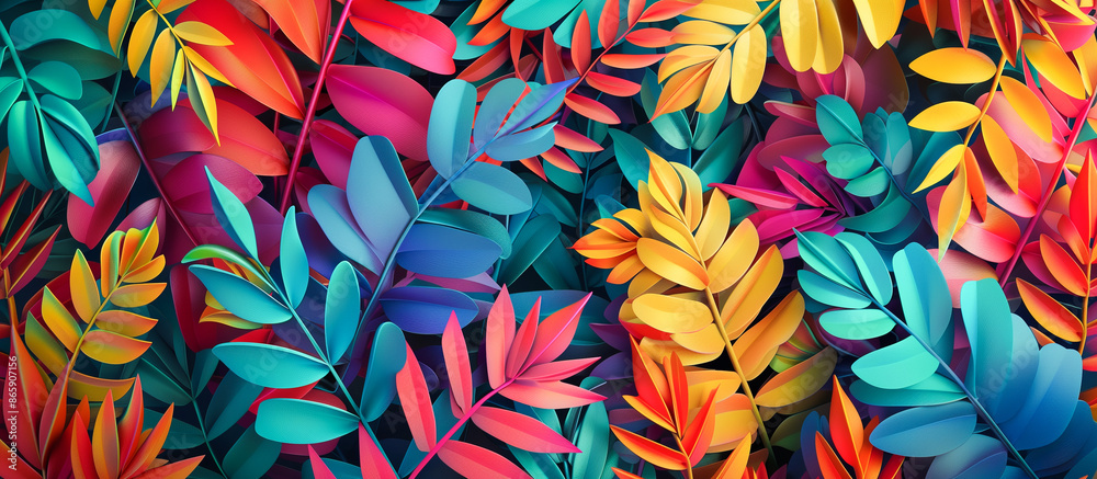 abstract iridescent foliage abstract iridescent foliage