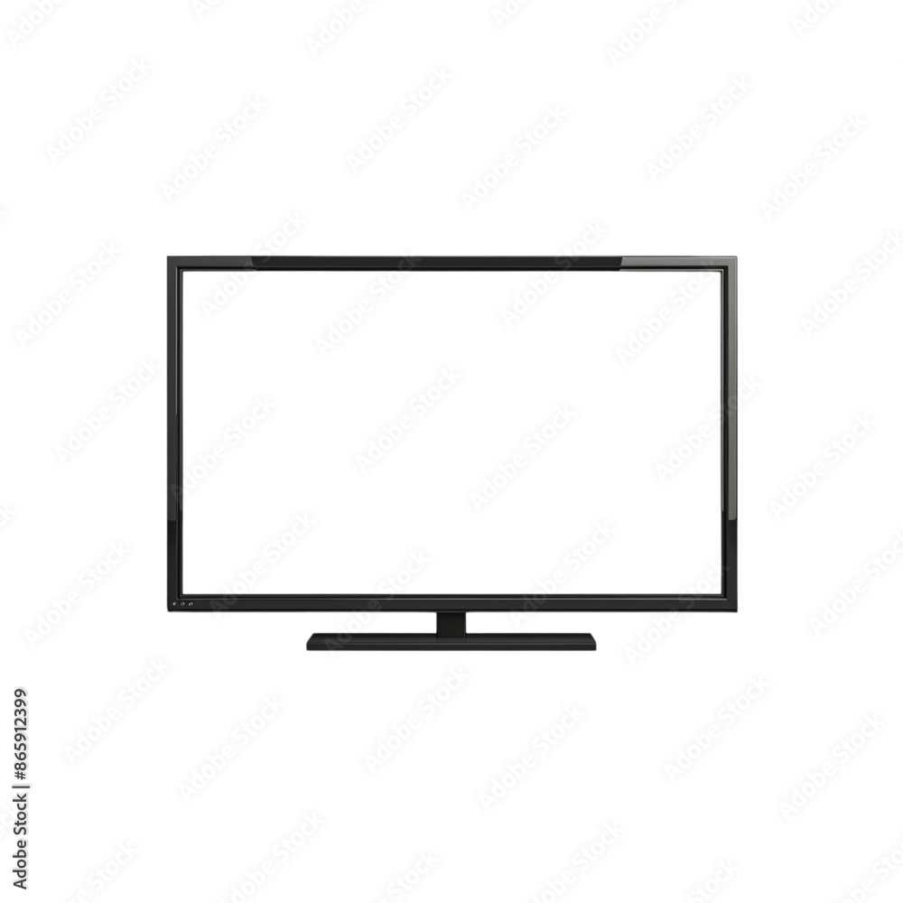 Modern Flat Screen Television With Blank Screen Modern Flat Screen Television With Blank Screen