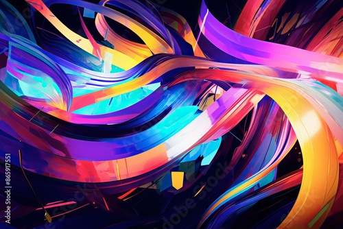light, fractal, design, wave, wallpaper, technology, backdrop, line, pattern, blue, motion, art, texture, space, lines, curve, concept, dynamic, illustration, virtual reality, template, information, f