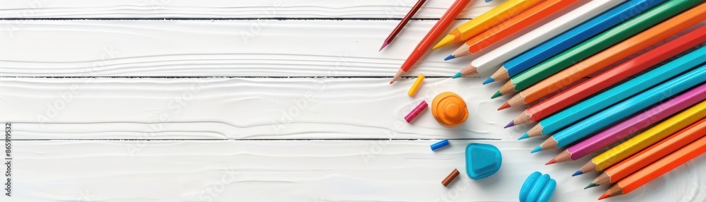 Course materials flat design front view educational resources water color Split-complementary color scheme Course materials flat design front view educational resources water color Split-complementary color scheme