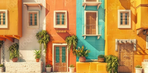 Colorful Italian Townhouse ...