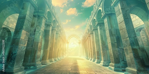 Illustration of a Stone Arc...