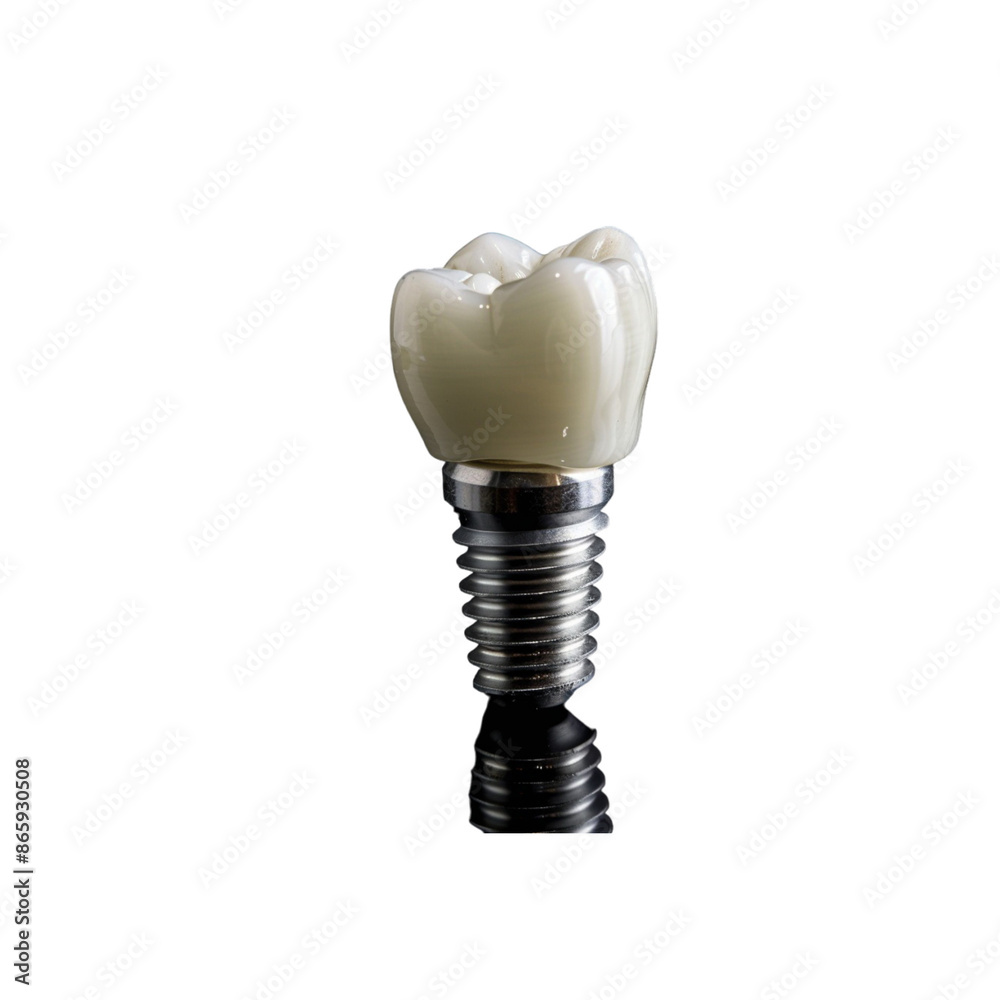 Dental Implant Crown With Screw Post for Tooth Replacement Dental Implant Crown With Screw Post for Tooth Replacement