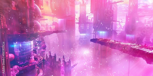 Futuristic Cityscape Illust...