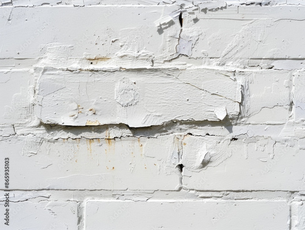 Obraz premium Peeling Brick Wall