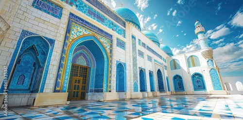 Beautiful Blue Mosque Archi...