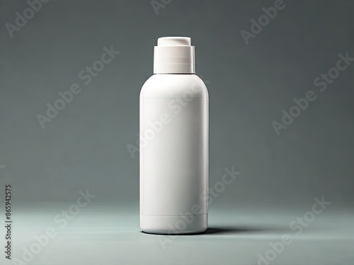 bottle Cosmetic image of blank Generative ai