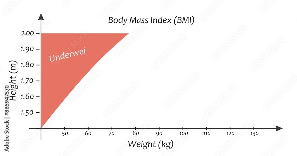 Body Mass index chart. Health lifestyle template. Height and weight
