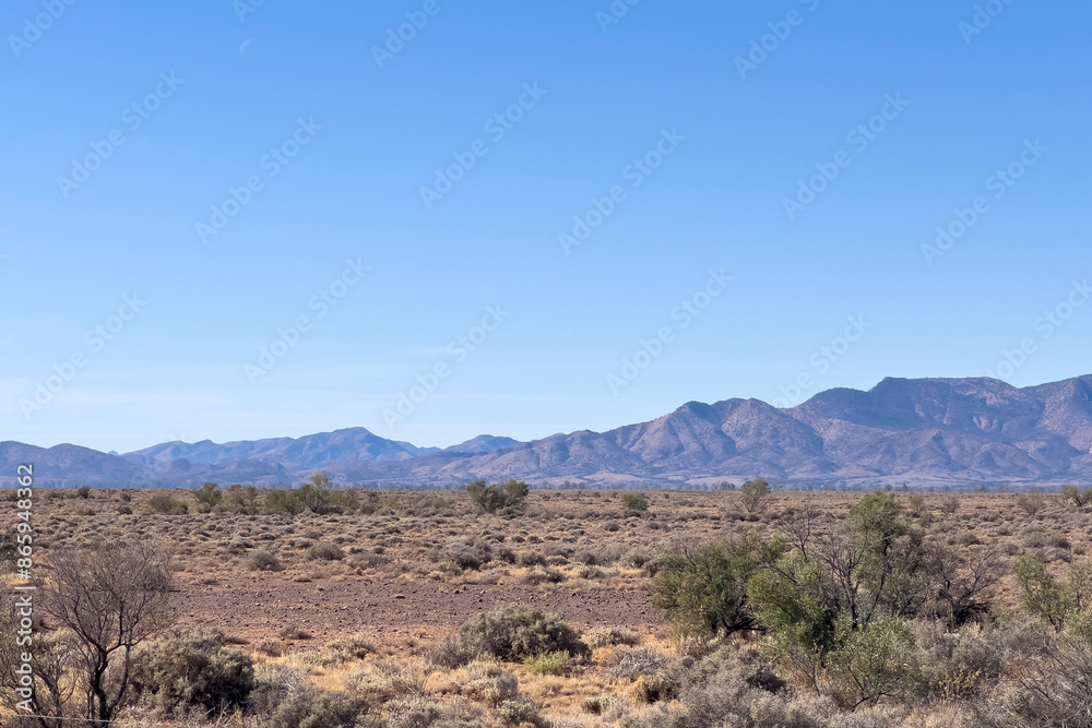Mountains in the Australian Outback Mountains in the Australian Outback