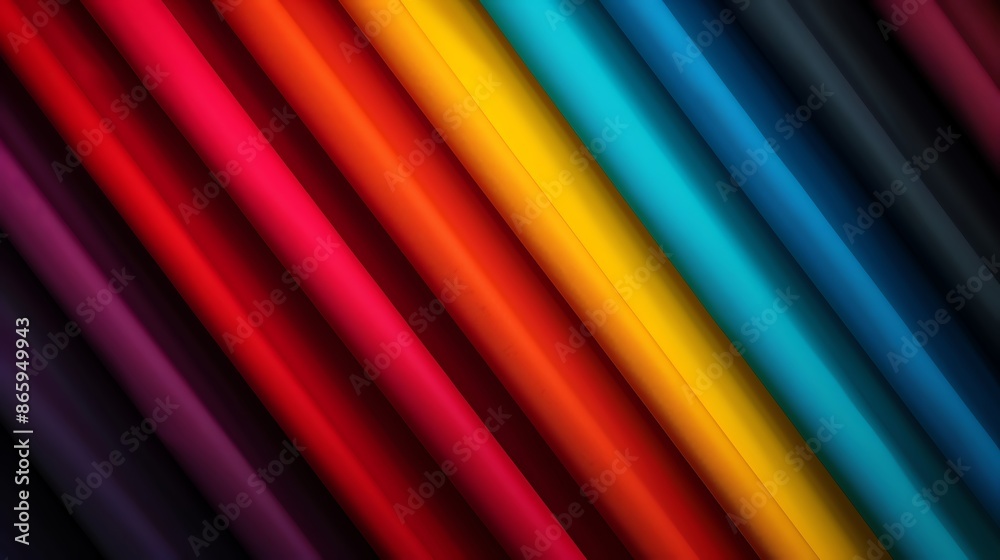 Vibrant rainbow-colored pencils arranged diagonally, showcasing a spectrum of hues from deep purples to bright yellows and blues. Vibrant rainbow-colored pencils arranged diagonally, showcasing a spectrum of hues from deep purples to bright yellows and blues.