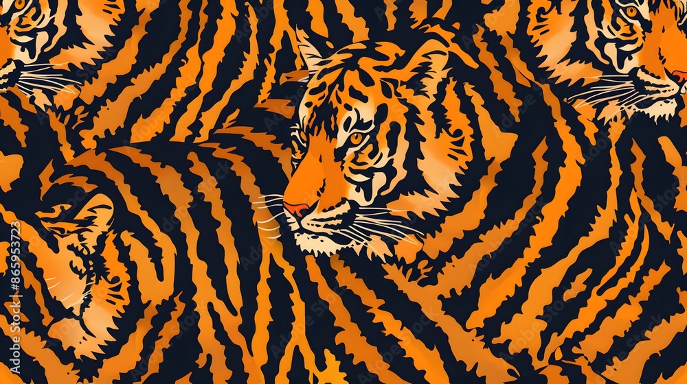 stripe animals jungle bengal tiger fur texture pattern seamless repeating white black. stripe animals jungle bengal tiger fur texture pattern seamless repeating white black.